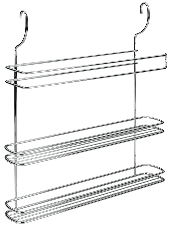 Висяща стойка за кухненски кърпи от хромирана стомана в сребристо Lonardo – Metaltex