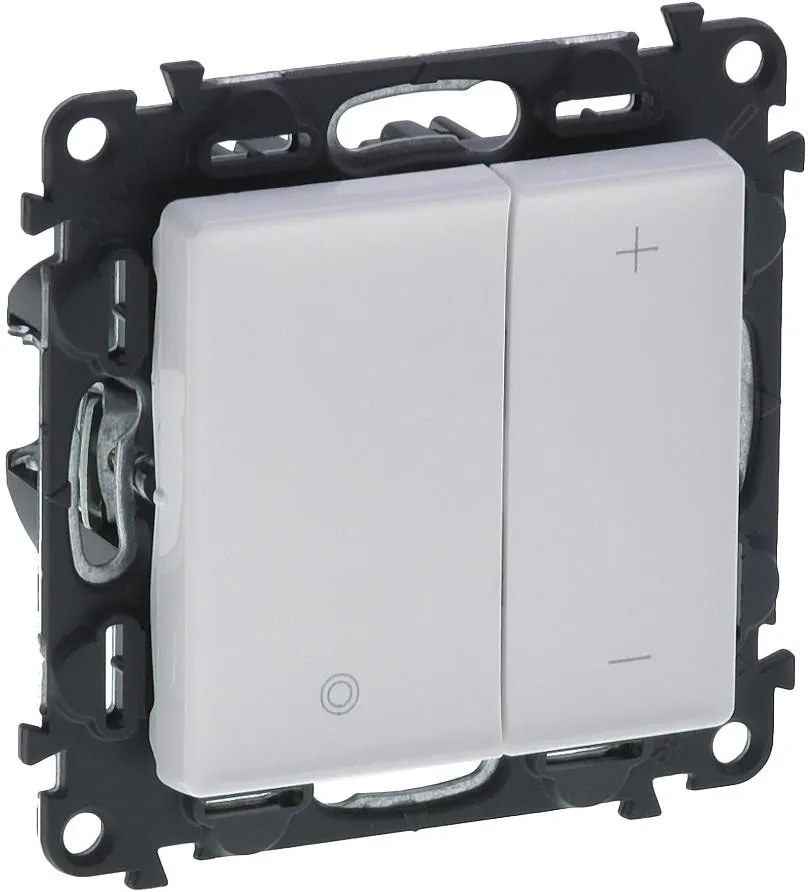 Legrand Димер бутонен R3-400W L3-400VA LED3-125VA цвят бял Valena Life  - 752162A