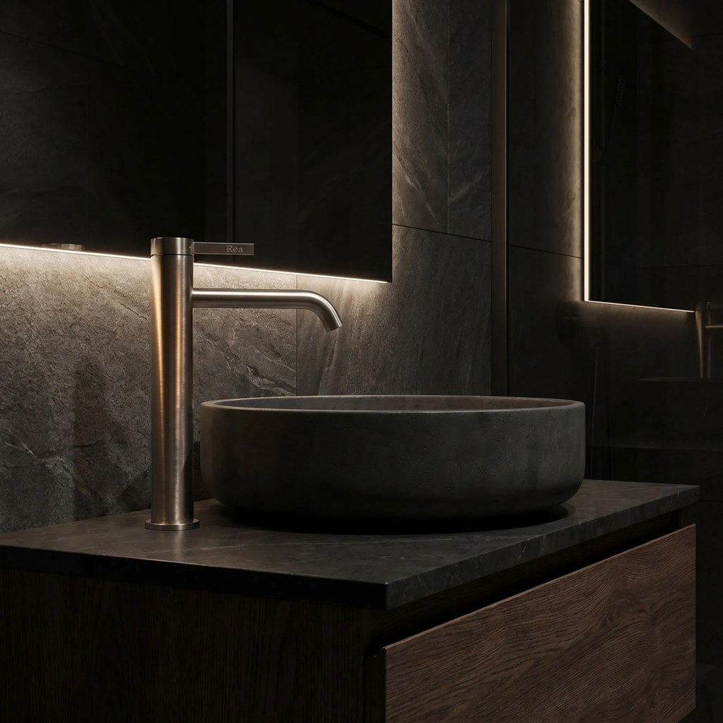 Смесител за баня Rea Rivo Brush Nickel