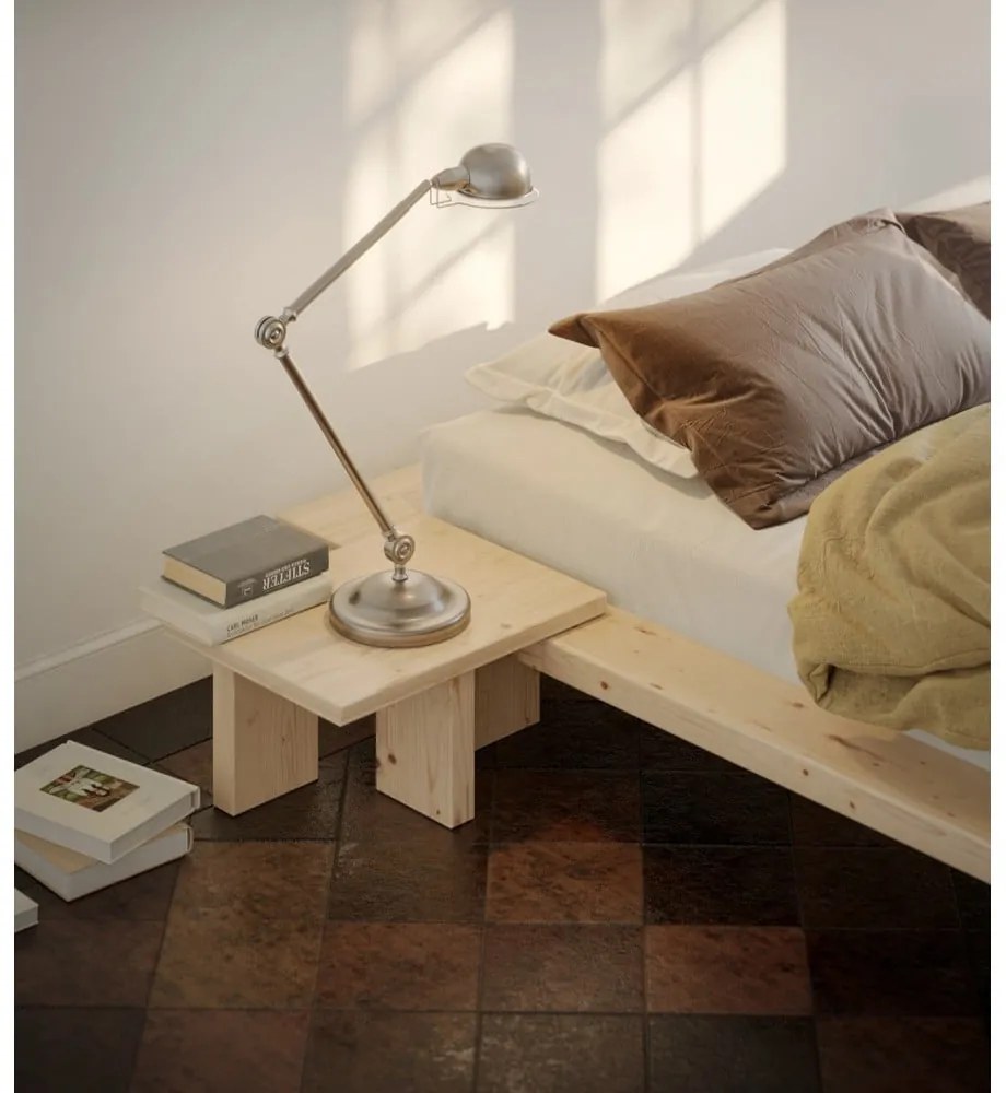 Нощно шкафче от масивен бор в естествен цвят Japan – Karup Design