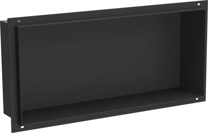Mexen X-Wall-NR вградена полица без ръбове 45 x 20 см, черна - 1971452010