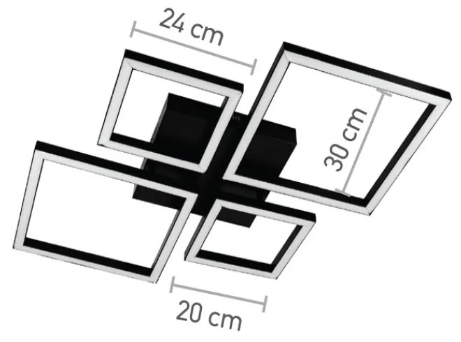 Лампа за таван InLight 6051-GL