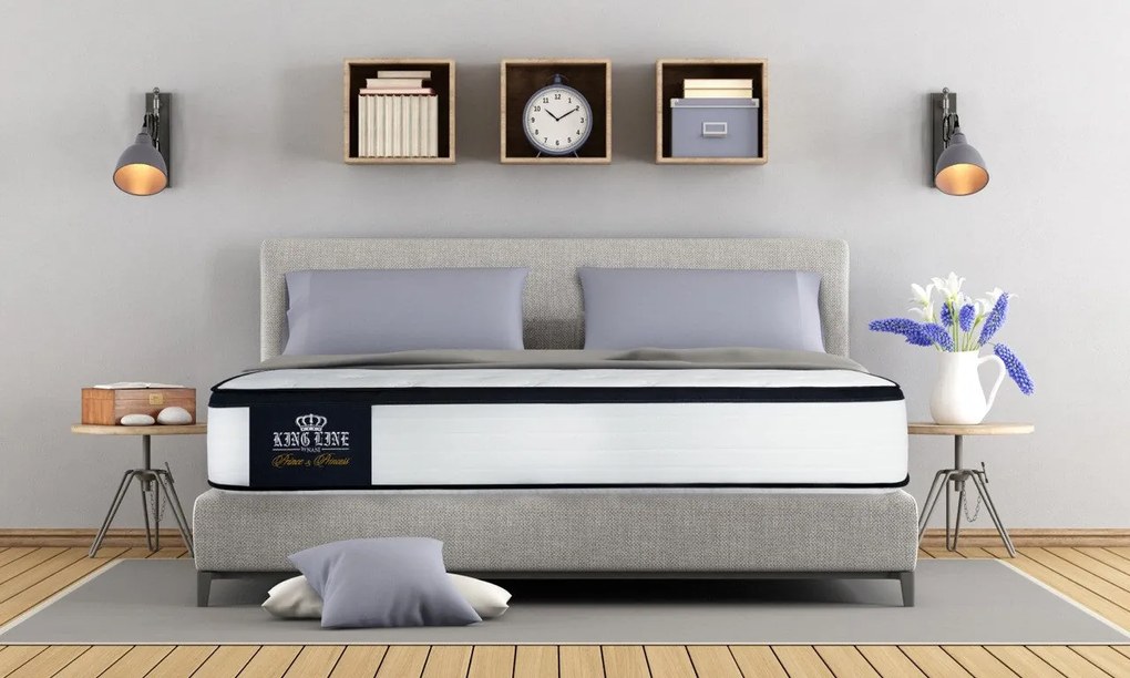 Матрак Нани, King Line Cool Memory, 120x190x30, Среден, Мемори пяна, Латекс
