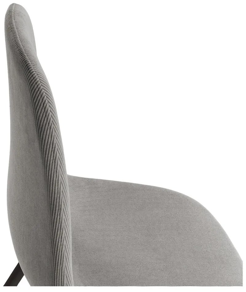 Светлосиви тапицирани трапезни столове в комплект 4 бр. Minka – Marckeric