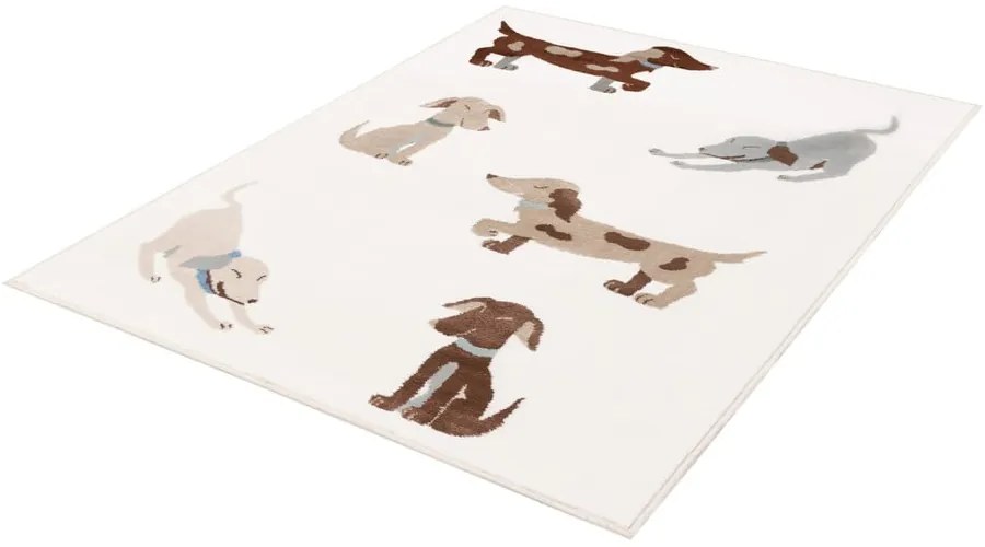 Детски килим в цвят слонова кост 160x230 cm Dogsie Pearl – FD