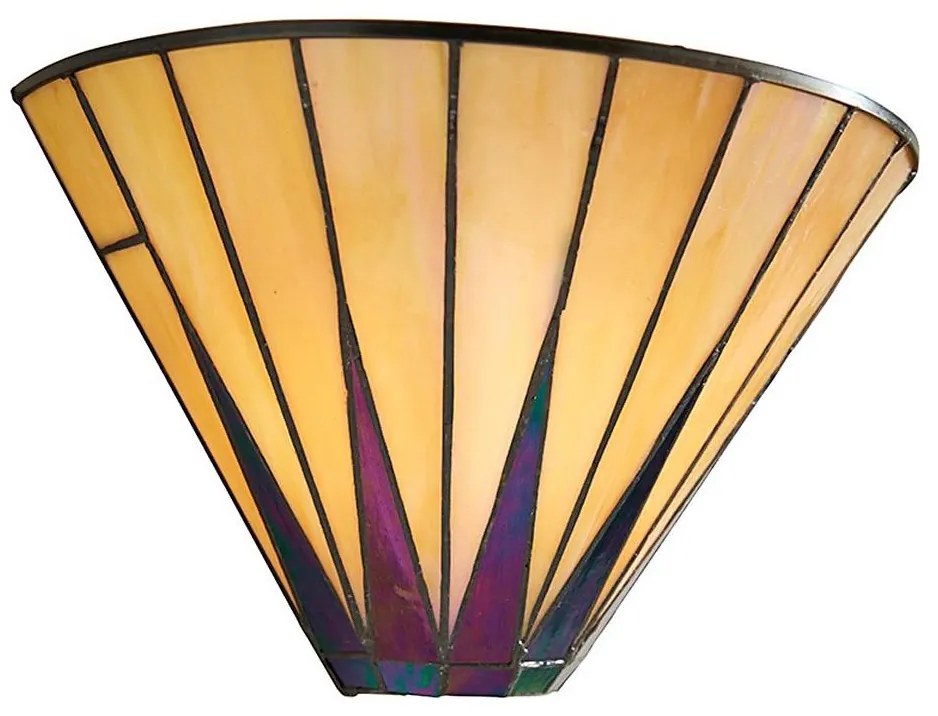 Endon 64046 - Стенно осветително тяло Tiffany DARK STAR 1xE14/40W/230V