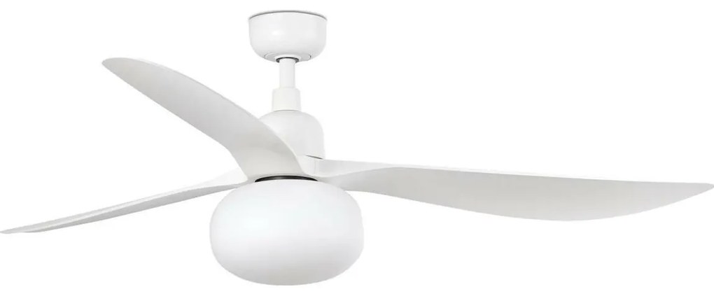 FARO 34363WT-11L-Вентилатор за таван OUTWOOD L 1xE27/15W/230V бял Ø 150 см WT IP44 + д.у.
