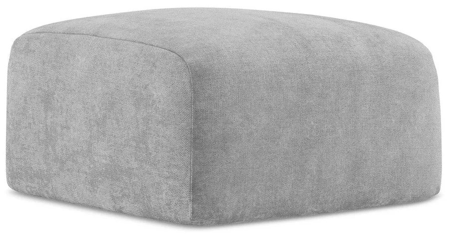 Светлосива шенилова табуретка Leila – Makamii