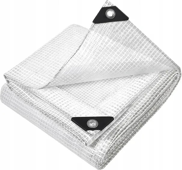 Прозрачен брезент 100 GSM, UV защита 3 % 4m x 4m