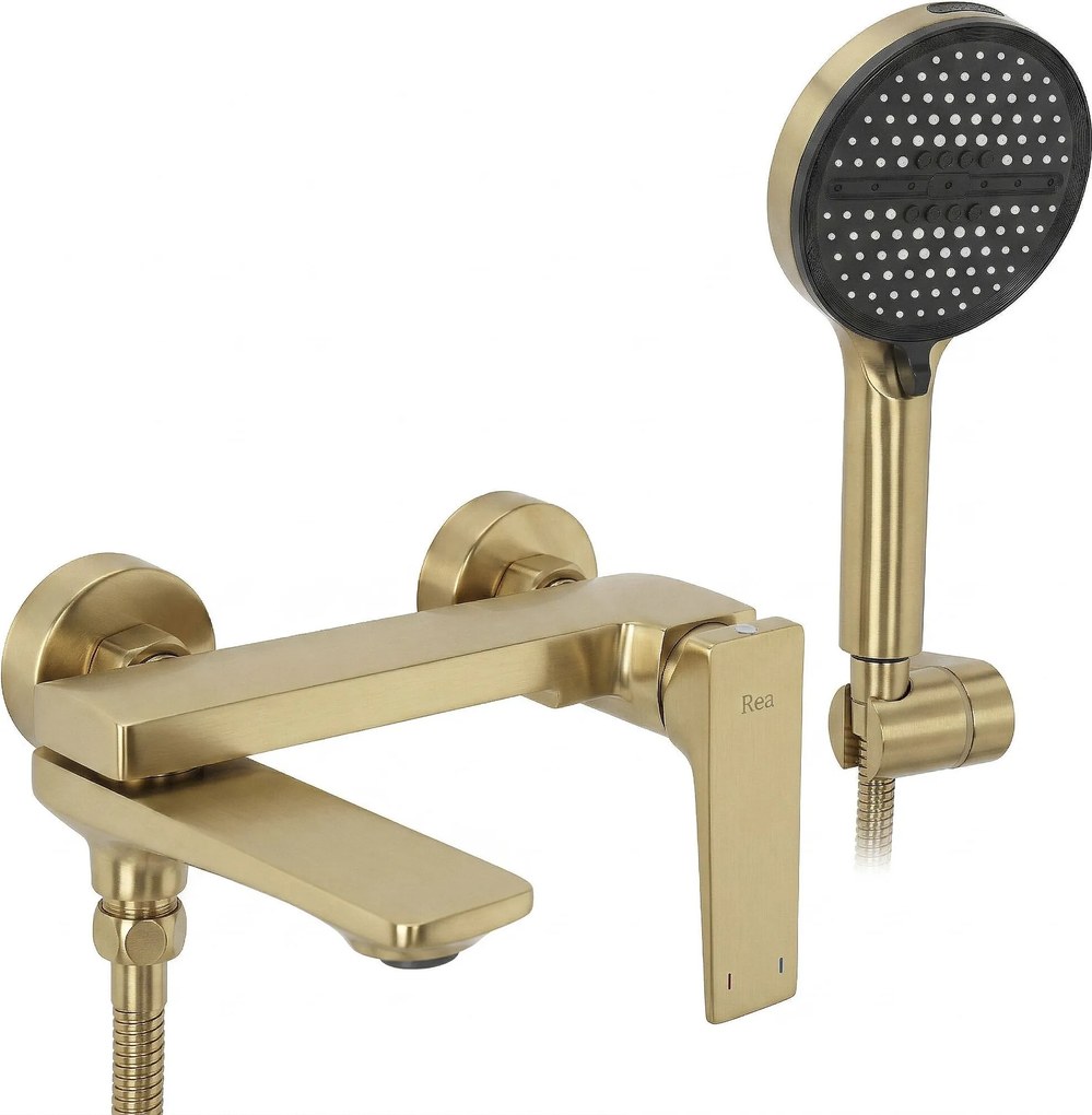 Смесител за вана PREMIUM REA Prime Gold Brush