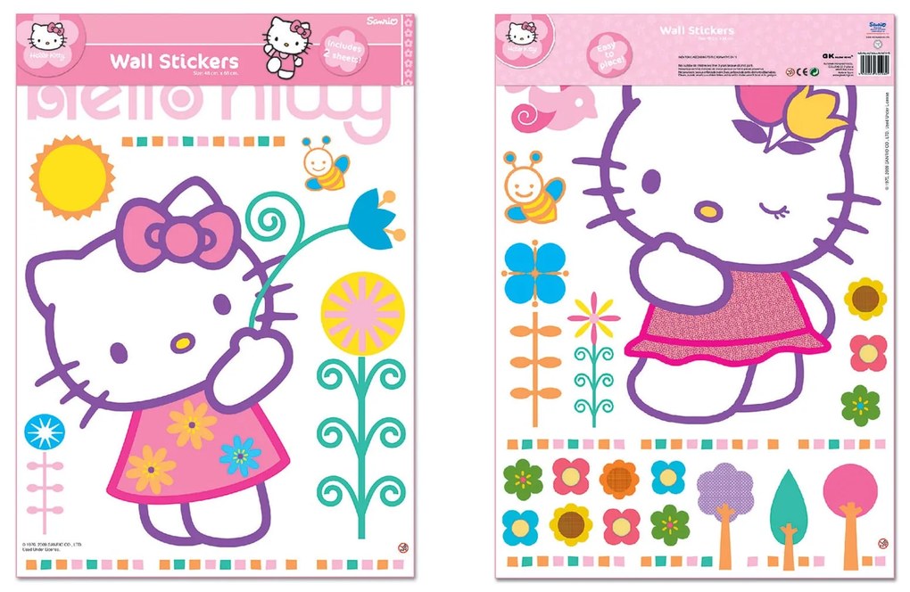 Декоративни стикери за стена Hello Kitty II XL Ango