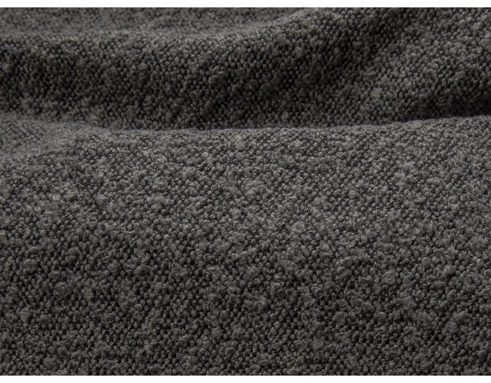 Тъмносиво двойно легло 140x200 cm тапицирано с място за съхранение с включена подматрачна рамка Simon Darren – Micadoni