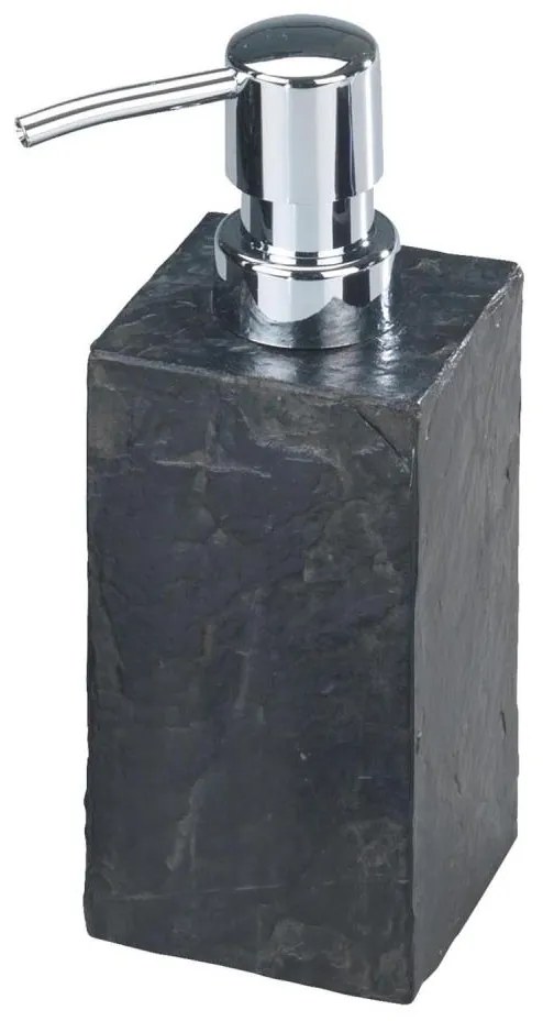 WENKO 17921100 - Диспенсър за течен сапун SLATE ROCK 250 ml антрацит