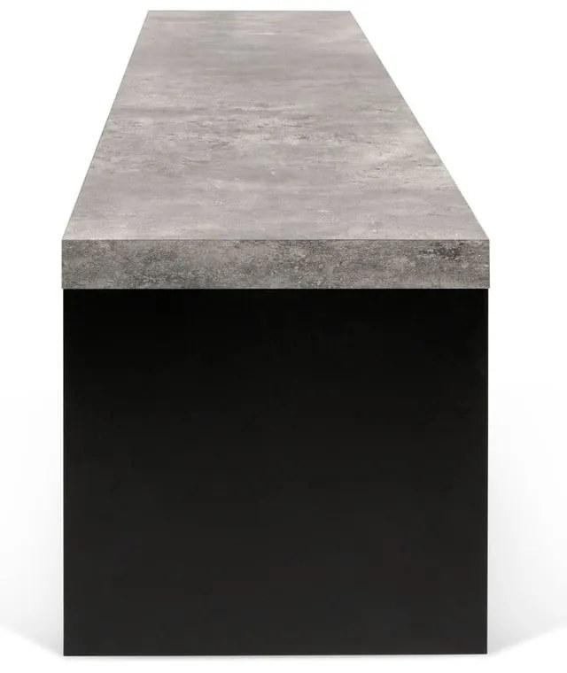 Черно-сива пейка с декор от бетон , 140 x 43 cm Detroit - TemaHome