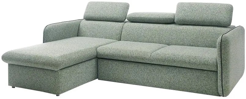 Ъглов диван Leone-Left-Gray Light