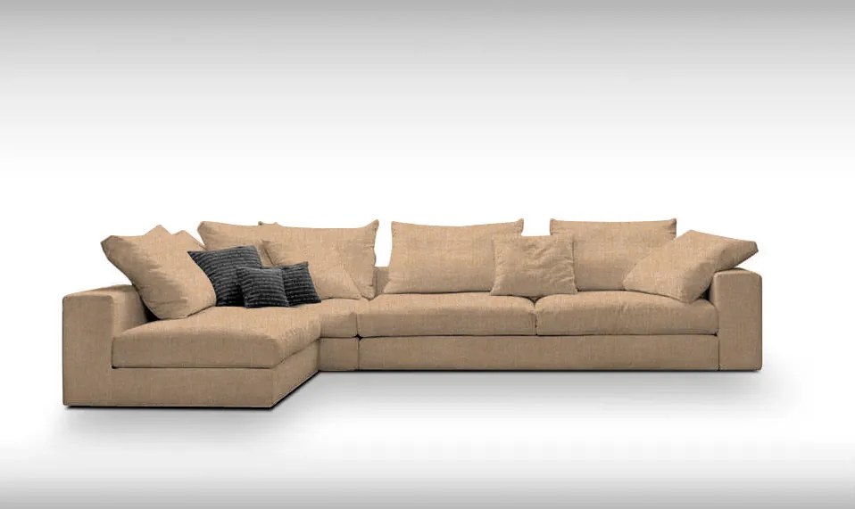 Ъгъл диван Гардероб лофт-Customizable-295φ 165β cm.-Sand