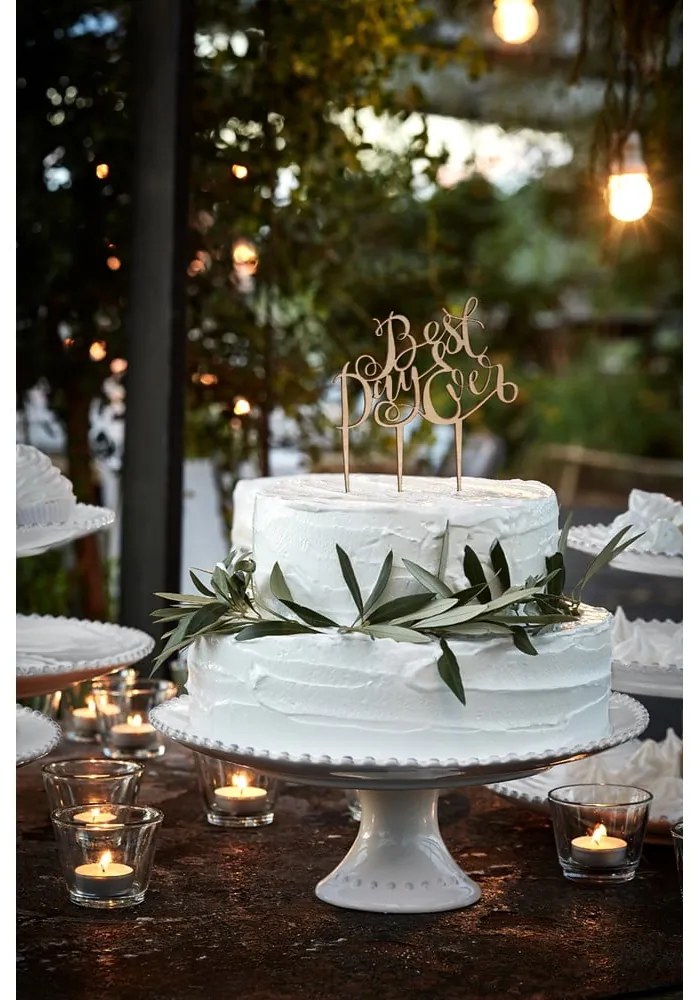 Бяла керамична тава за торта Pearl, ⌀ 22 cm - Costa Nova