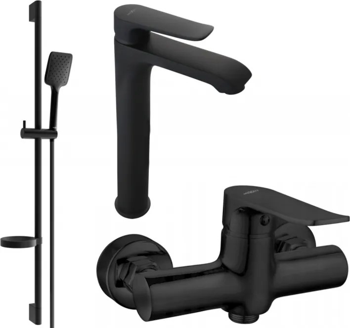 Mexen Pecos Комплект за душ DS62, черен - 72714DS62-70