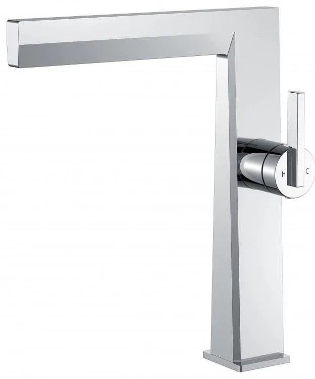 Стоящ смесител за умивалник Кони ICF 116223C, Inter Ceramic, месинг, хром, 22х27см