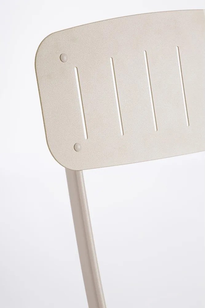 Бежов стоманен градински комплект за хранене за 2 Yvonne – Bizzotto