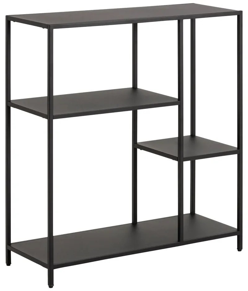 Черна метална библиотека 80x86 cm Newcastle – Actona