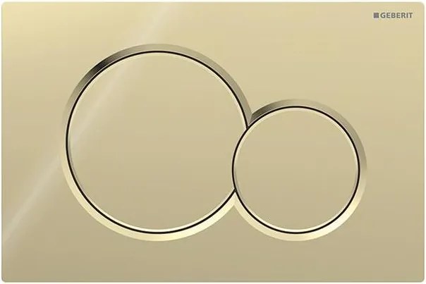 Geberit 115.770.DT.5 - Бутон за промиване Sigma01 Round 24,6 x 16,4 см, месинг