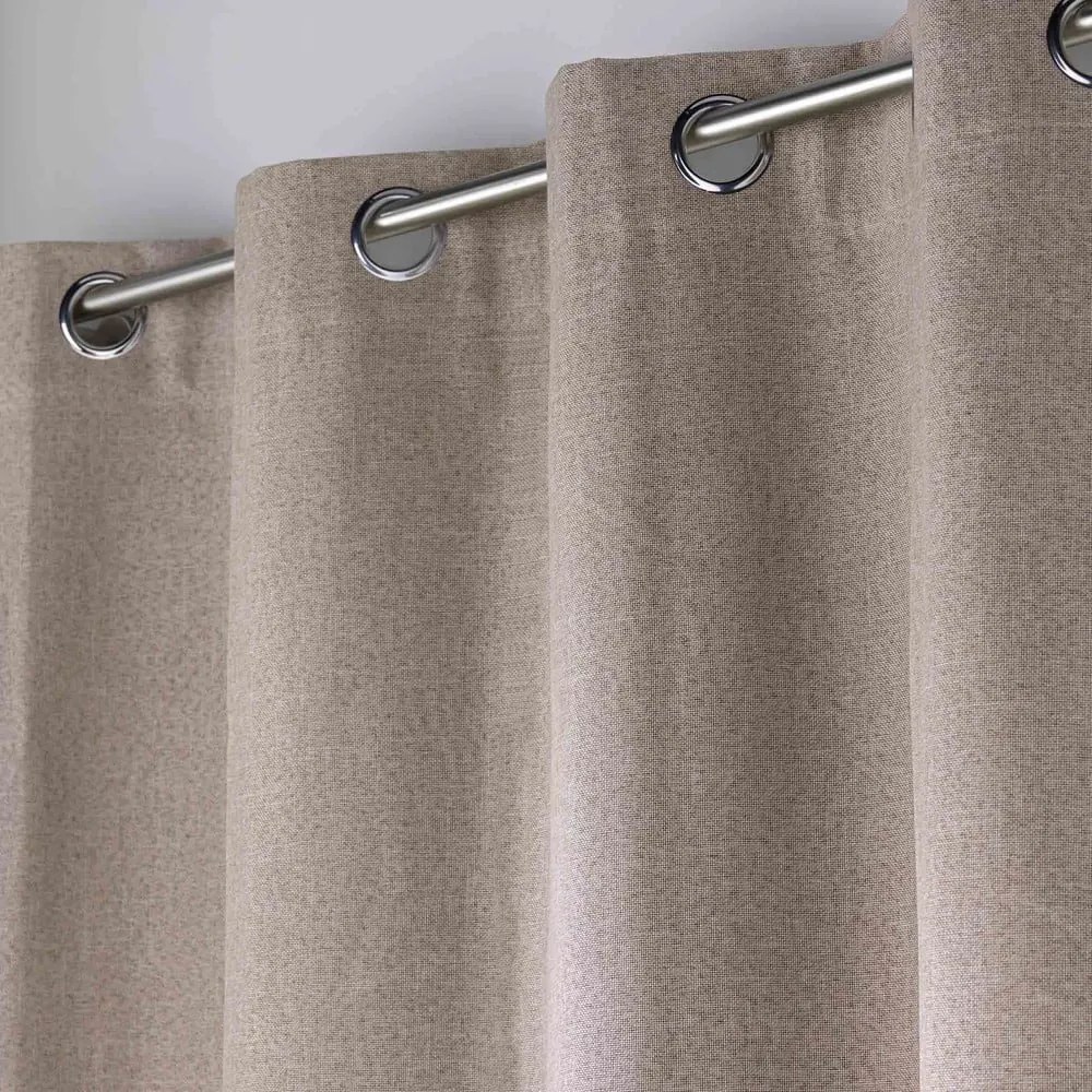 Кафява затъмняващa завеса 140x180 cm Crepuscule – douceur d'intérieur