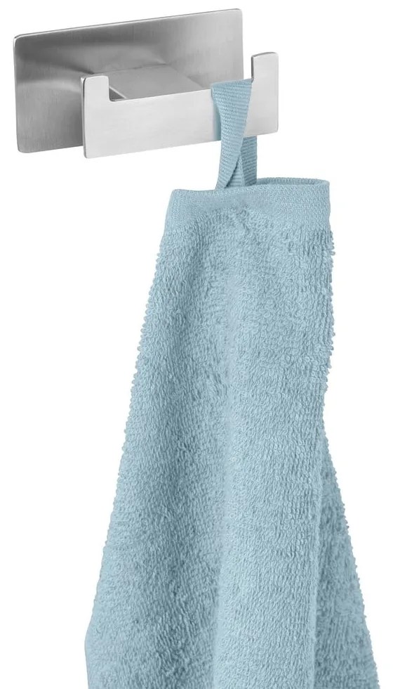 Кука без пробиване от неръждаема стомана в матово сребрист цвят Genova – Wenko