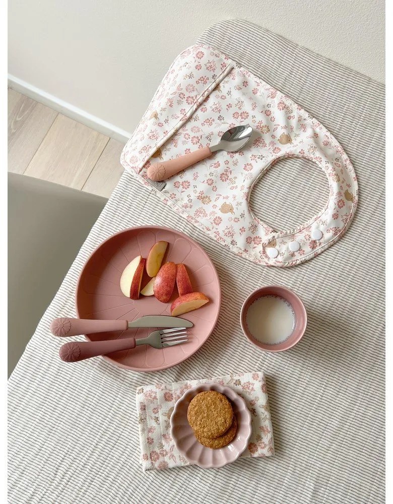 Детски прибори за хранене от силикон 3 бр. Rose Mix – Cam Cam Copenhagen