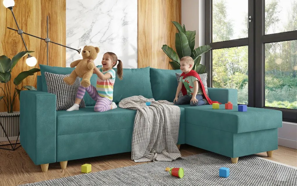 Разтегателен ъглов диван Фабиола