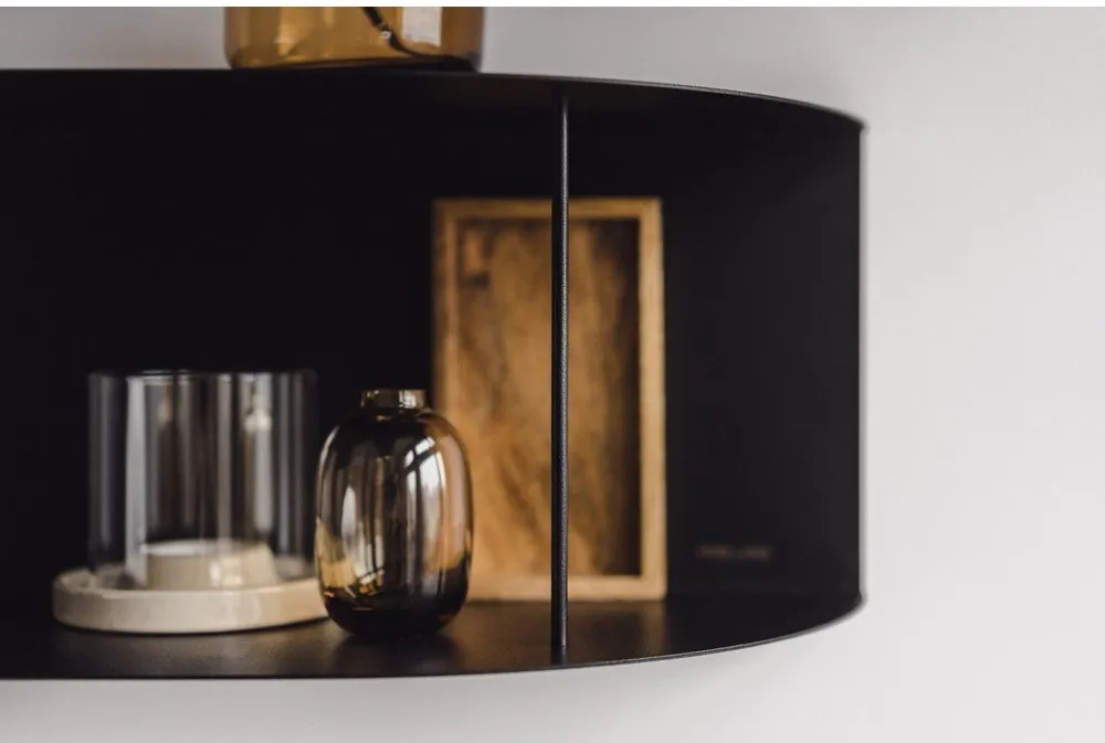 Бежов на няколко нива метален стенен рафт 60 cm Lina – noo.ma