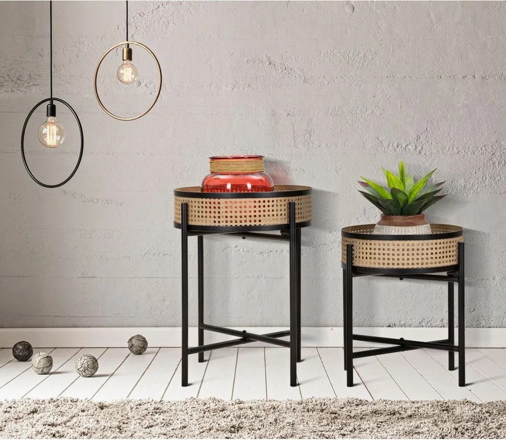 Кръгли странични масички в комплект 2 бр. ø 40 cm Fuji – Mauro Ferretti