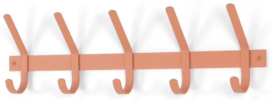 Метална стенна закачалка в цвят сьомга 70 cm Dexter – Spinder Design