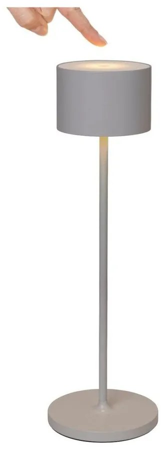 Тъмно сива преносима LED лампа Farol - Blomus