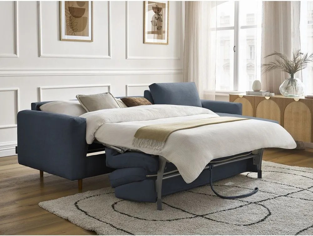 Тъмносин ъглов диван Cocoone – Bobochic Paris