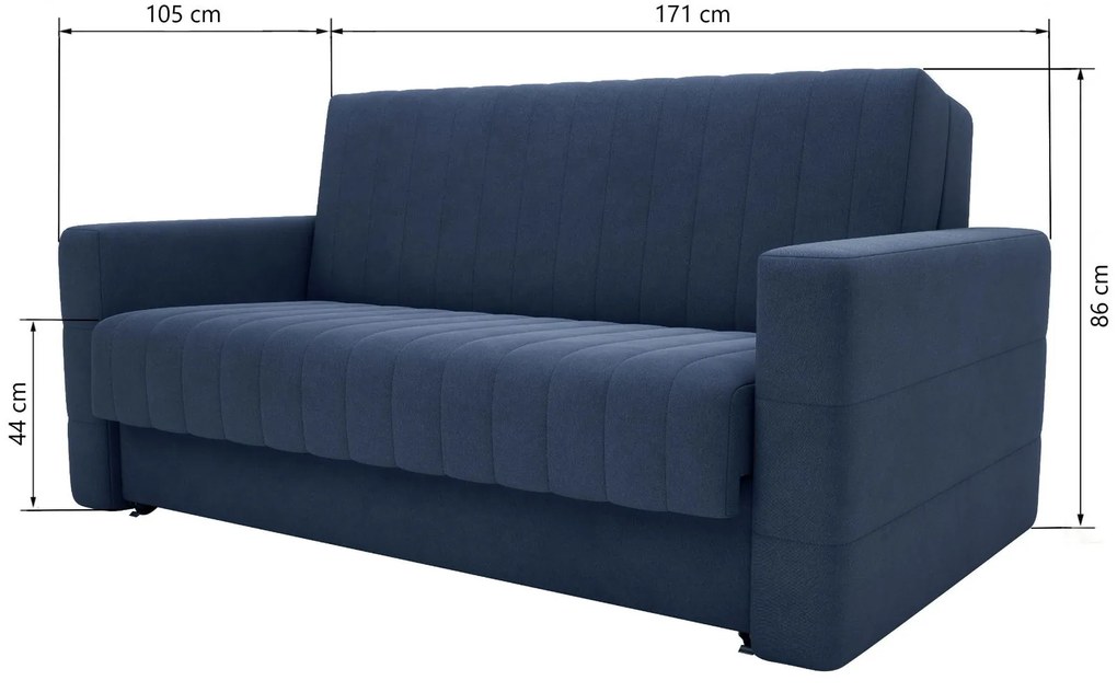 Диван-легло Крисалис-Бяло