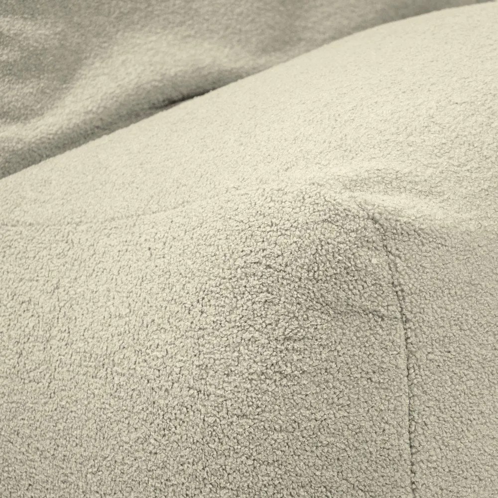 Кремав пуф от букле Seat 100 Lounge – SLOWDOWN