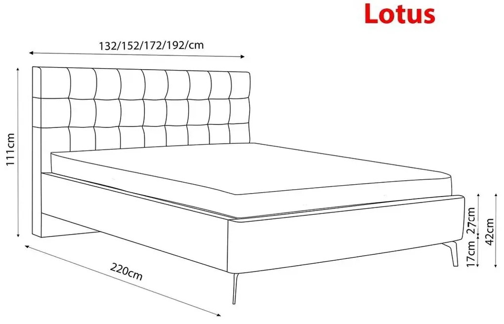 Тапицирана спалня Lotos от Ergodesign