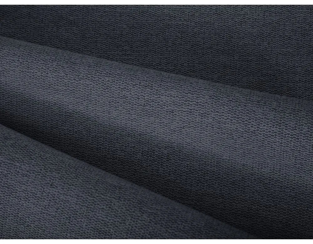 Тъмносиньо тапицирано двойно легло с място за съхранение с включена подматрачна рамка 160x200 cm Casey – Mazzini Beds