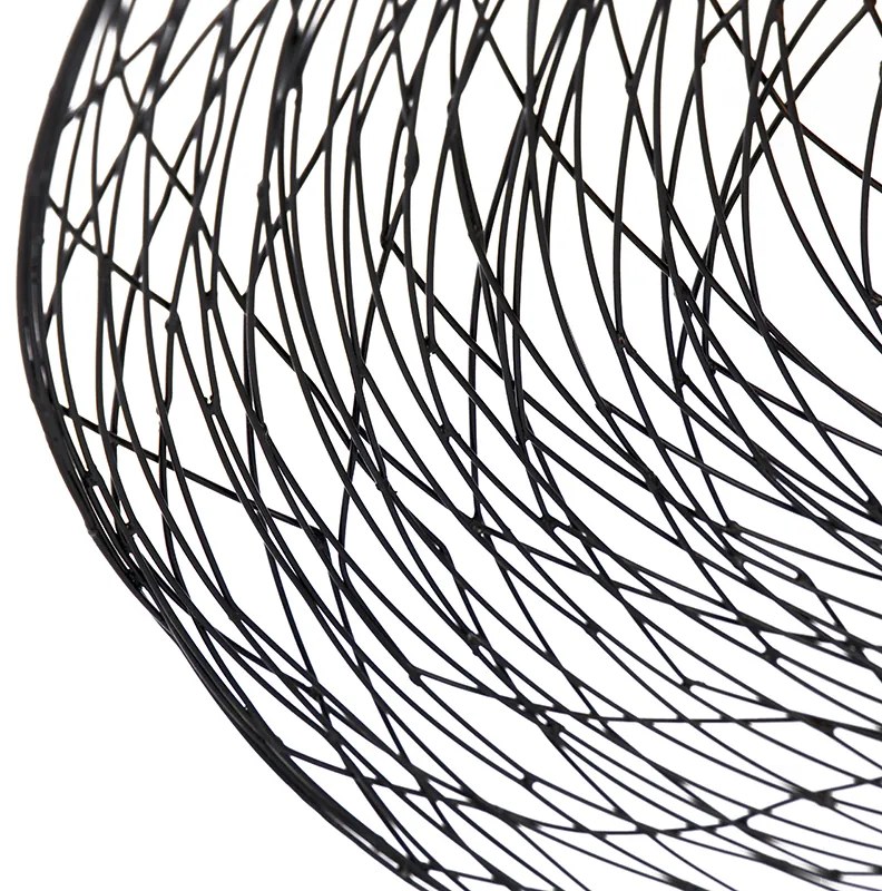 Ориенталски таванен аплик черен 60 см - Glan