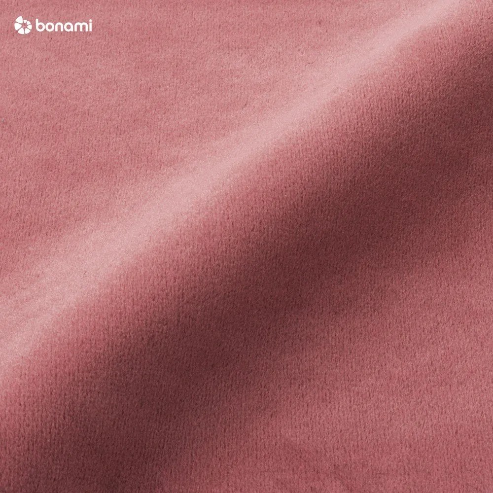 Розов кадифен разтегателен диван с място за съхранение 247 cm Lazaro – ELTAP