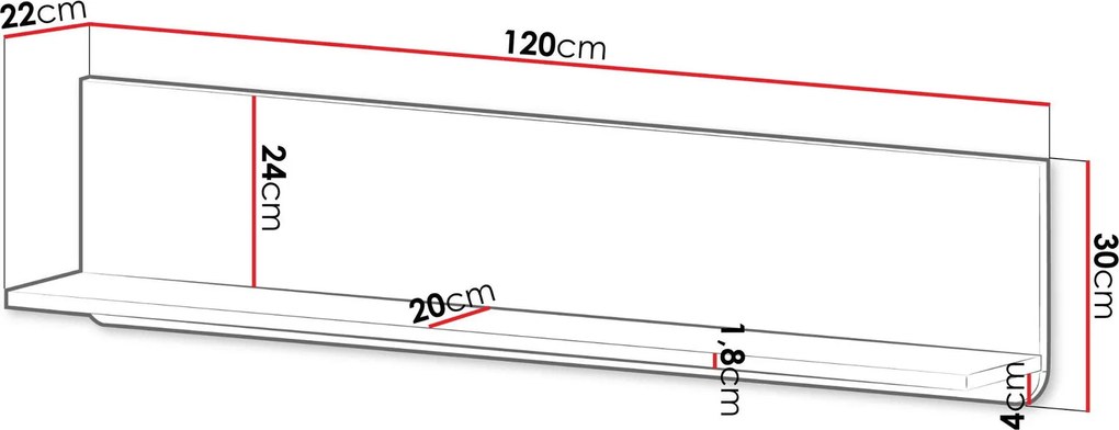 Рафт Marly Reg II-Черно