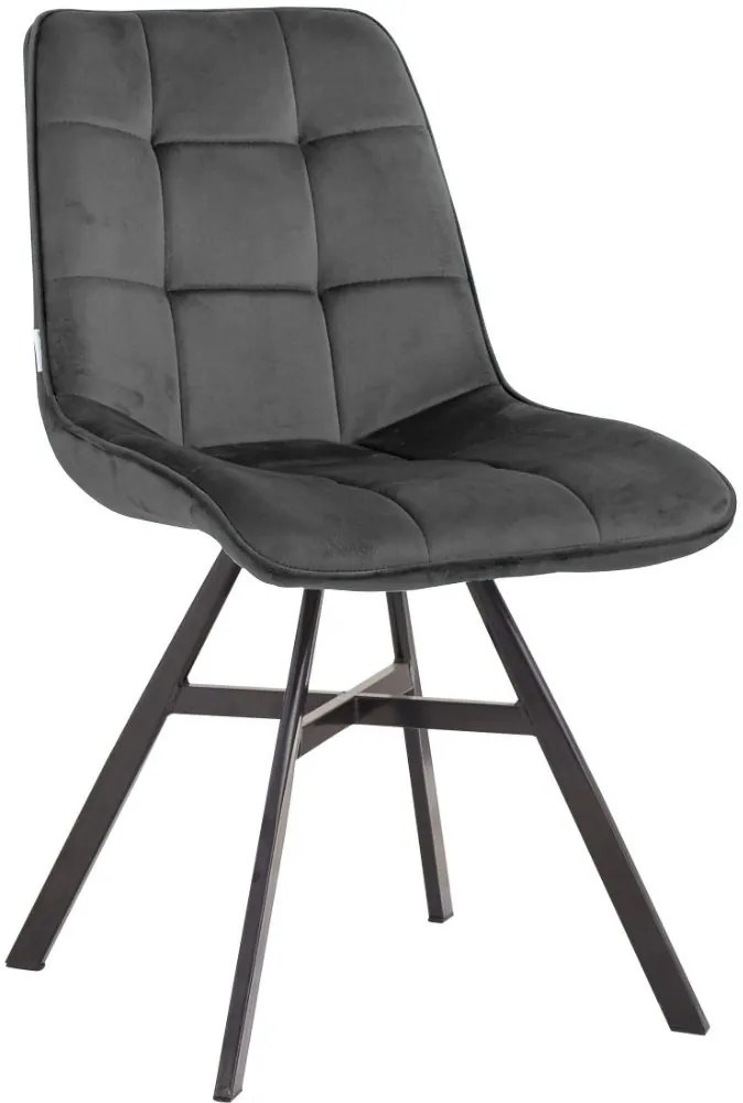 Кухненски стол Gina-Сив (2) парчета