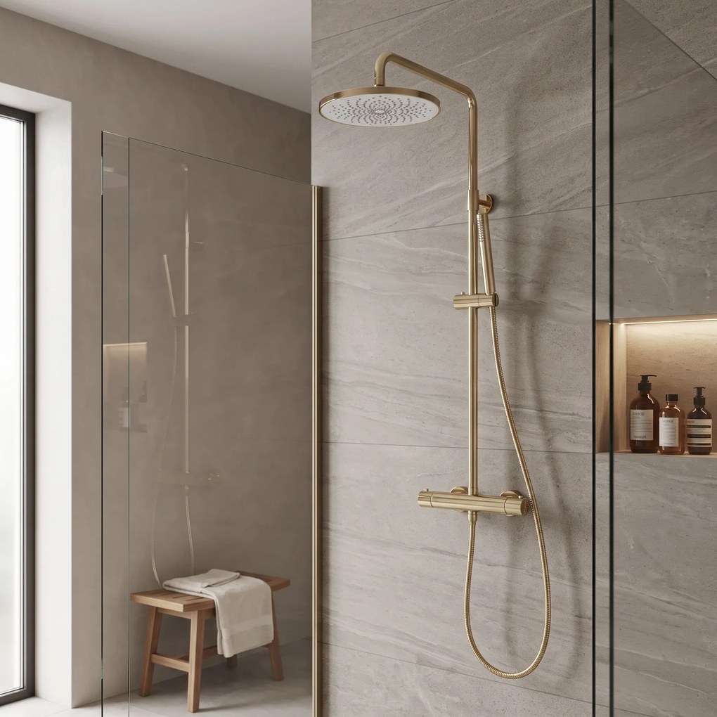 Кръгла душ глава REA JS-021 Gold
