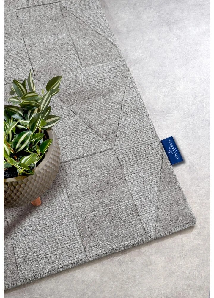 Сива ръчно изработена вълнена пътека 80x250 cm Ursule – Villeroy&amp;Boch