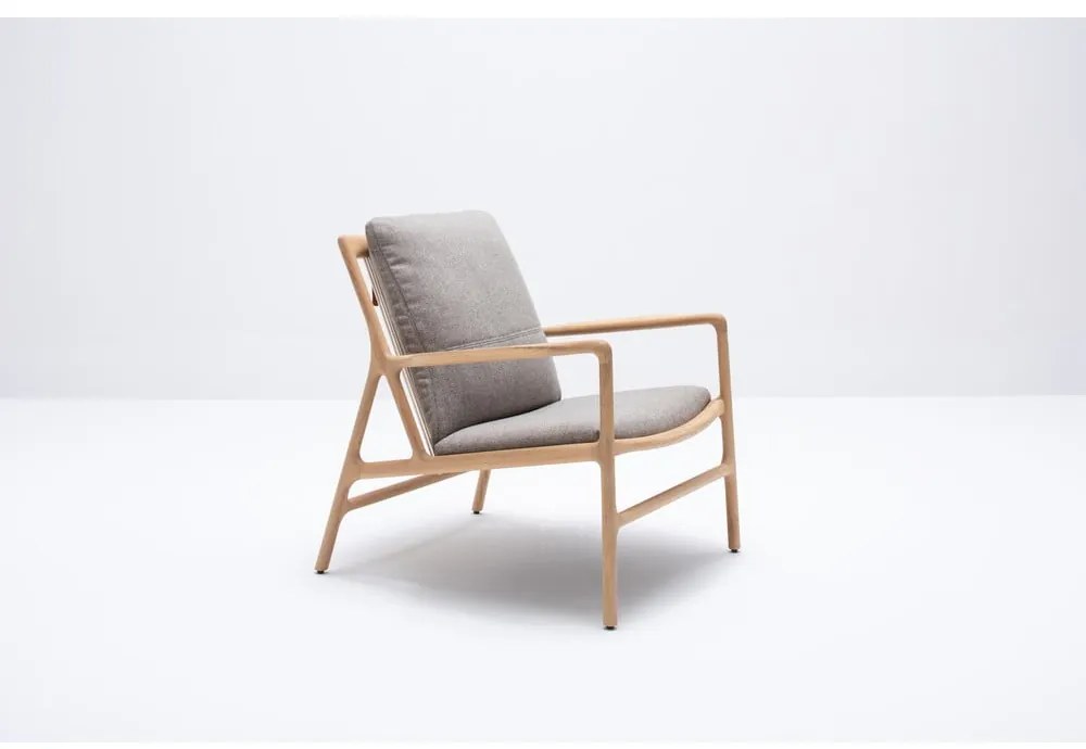 Фотьойл в сиво-натурален цвят Dedo - Gazzda