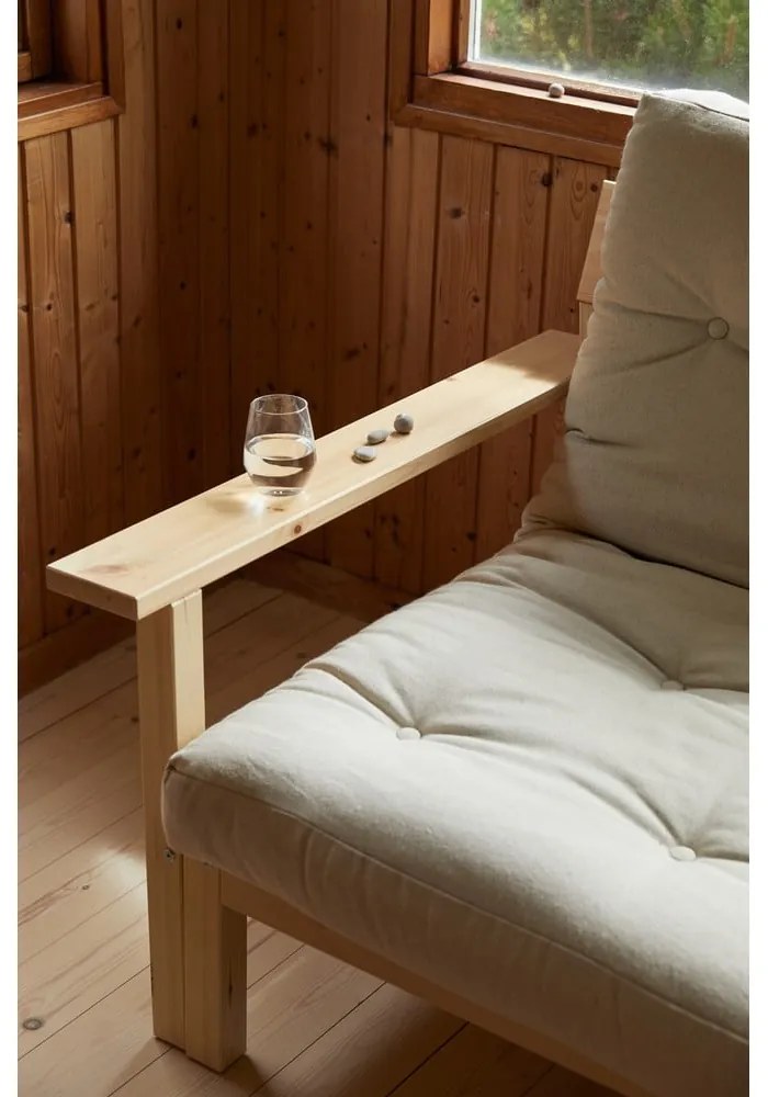 Кафяв разтегателен диван 218 cm Unwind - Karup Design