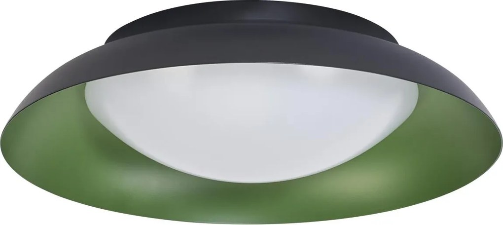 Osram - LED плафон с възможност за димиране ORBIS PLATE LED/19W/230V Ø 31 см зелен/черен