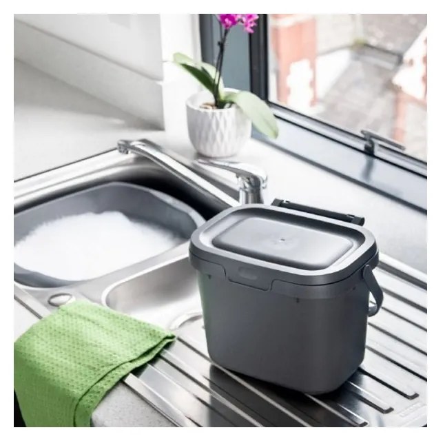 Сив контейнер за компостируеми отпадъци 2,5 л - Addis