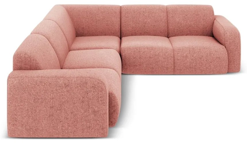 Розов ъглов диван (променлив/L форма) Molino – Micadoni Home